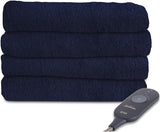SUNBEAM MICROPLUSH HEATED THROW - ROYAL BLUE