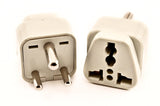 VP-101 Universal USA to India Grounded Plug Adapter