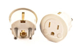 VP-11W  USA to Europe Travel Plug Adapter Grounded German Schuko Plug