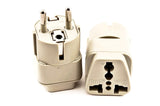 VP109 - Universal Plug Adapter for Europe/German Schuko for Recessed Outlets