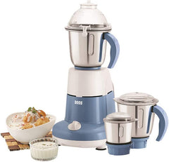 Boss Excel Wet & Dry Mixer Grinder Powerful 750W with 3 Stainless Steel Jars, 110V for USA