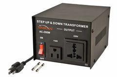 SIMRAN AC-200W Step Up/Down Voltage Transformer 200 Watts - CE CERTIFIED