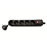 Five Outlet Power Strip & Surge Protector - 220V/240V 4500W 