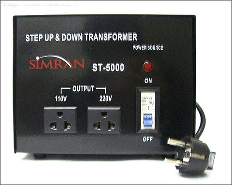 YaeCCC ST-5000 Step Up Step Down Transformer 110V to 220V Step Up Voltage  Converter Transformer