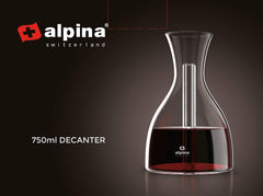 Alpina iFavine Decanter Glass Flask 750 ML