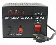 DF-1763 Universal 110/220 Volt AC to 12V DC Power Converter, 10 Amps