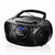 Toshiba TY-CKU310 Portable Boombox CD USB MP3 AM/FM Radio Cassette Recorder With Remote 110-220 Volt, TY-CKU310