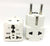 VP-209W Two Outlet Grounded Universal Schuko Plug for Germany, France, Europe, Russia & more CE Cert